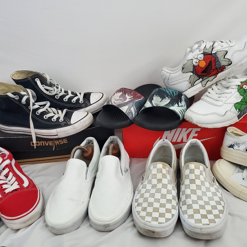Vans + Converse + Nike shoe Bundle